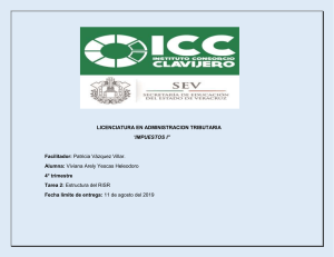 Estructura del RISR: Tarea de Administración Tributaria