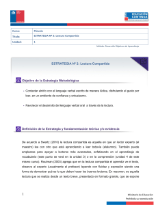 Estrategia de Lectura Compartida para Educación Infantil