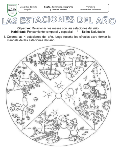 Estaciones del Año: Mandala para Colorear - Primaria
