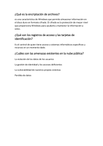 Encriptación, Acceso y Amenazas en la Nube: Preguntas y Respuestas
