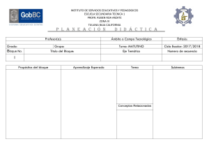 Plantilla de Planificación de Lecciones Secundaria