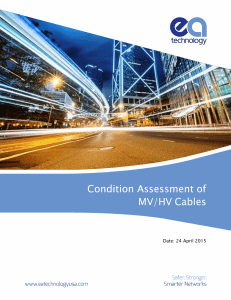 MV/HV Cable Condition Assessment Report