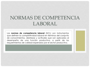 Normas de Competencia Laboral (NCL): Definición y Estructura