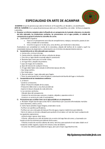 Requisitos Especialidad Campamento: Filosofía JA y Habilidades
