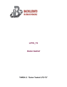 Guion Teatral: El Café - Tarea Escolar