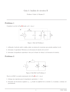 Análisis de Circuitos II: Guía de Problemas