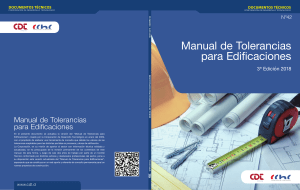 Manual de Tolerancias para Edificaciones - CDT 2018