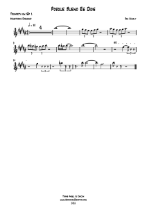 Partitura Trompeta: Porque Bueno Es Dios - Ron Kenoly