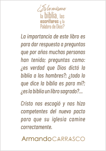 ¿Biblia, Escrituras y Palabra de Dios? Un Análisis Teológico