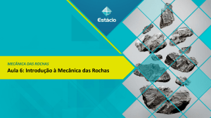 Introdução à Mecânica das Rochas: Apresentação do Curso