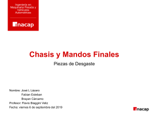 Chasis y Mandos Finales: Maquinaria Pesada y Automotriz