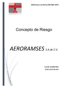 Presentación Gestión de Riesgos ISO 9001:2015