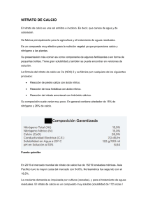 Nitrato de Calcio: Usos, Beneficios y Riesgos