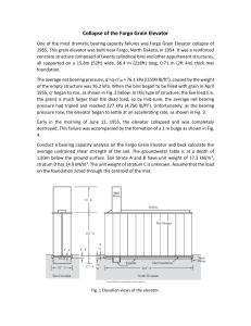 Fargo Grain Elevator Collapse: Bearing Capacity Analysis