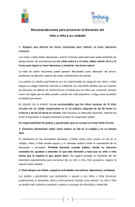 Bienestar Infantil: Guía para Padres y Apoderados