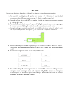 Hoja de Ejercicios Números Racionales: Operaciones y Aplicaciones