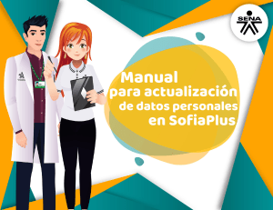 Manual para Actualizar Datos en SofiaPlus SENA