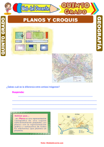 Planos y Croquis: Geografía para Primaria