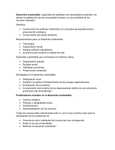 Desarrollo Sustentable en América Latina