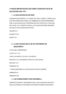 4 Pasos Hacia la Salvación: Guía Cristiana