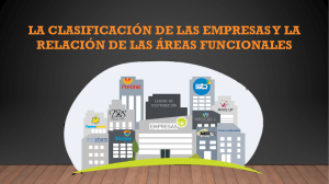 Clasificación de Empresas y Áreas Funcionales