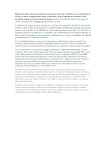Balanza de Pagos: Análisis Económico y Cuenta Corriente