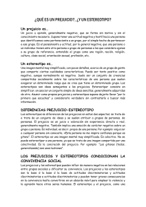 Prejuicios y estereotipos: Definición, diferencias y consecuencias
