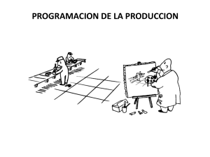 Programación de la Producción: Conceptos y Sistemas