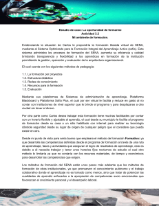 Estudio de caso: Formación SENA y SOFIA Plus