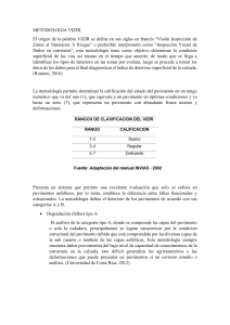 Metodología VIZIR: Evaluación de Deterioro en Carreteras