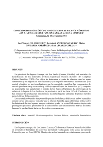Hidrogeología y Balance Hídrico Lagunas Amarga y Jarales