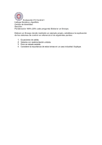 Examen Sistemas de Control: Ecuaciones, Realimentación y Error