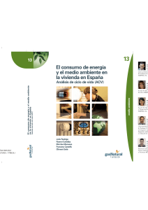 Consumo Energía y Medio Ambiente en Hogares Españoles: Informe ACV