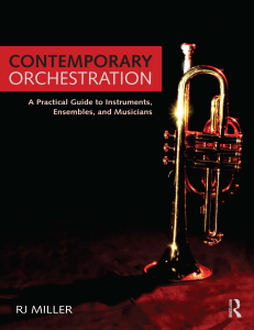 Contemporary orchestration