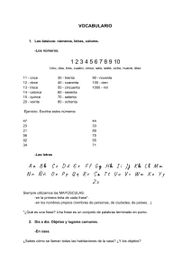 1 Ficha vocabulario para aprender español