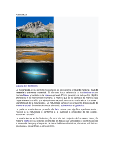 Naturaleza: Definición y Alcance del Mundo Natural