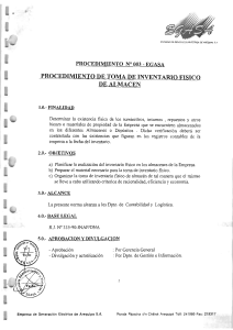 03.- Toma de Inventario Físico de Almacén