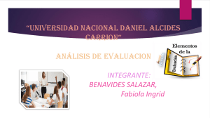 Análisis de Evaluación: Criterios y Tipos