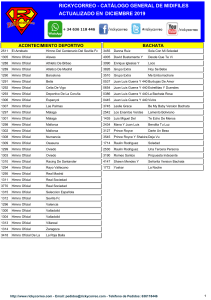 Catalogo Rickycorreo de Secuencias, Midifiles y Karaoke