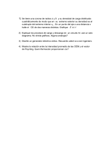 Problemas de Física: Campo Eléctrico, Circuitos RL, Generador Eólico