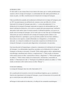 Disfunción de la Trompa de Eustaquio: Fisiopatología y Tratamiento