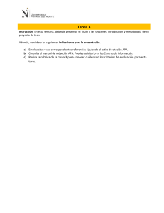 Tarea 3: Proyecto de Tesis - Introducción y Metodología