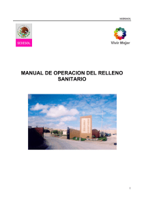 Manual de Operación de Relleno Sanitario: Guía Completa