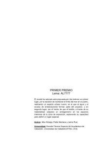 Concurso Arquitectura Centro de Pesca Almadraba, Tarifa