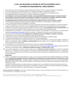 Guía PAA/Prueba de Conocimientos UNAH: Instrucciones y Consejos