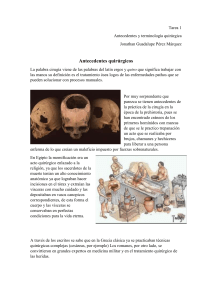 Antecedentes y Terminología Quirúrgica: Historia de la Cirugía