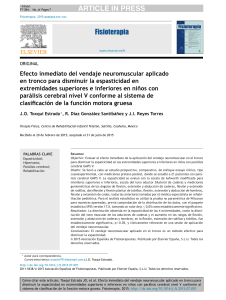 Vendaje Neuromuscular y Espasticidad en Parálisis Cerebral