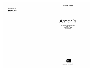 Armonía: Libro de Texto de Teoría Musical