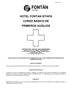 Curso Básico de Primeros Auxilios - Hotel Fontan Ixtapa