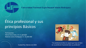 Ética Profesional y Principios Básicos - Presentación